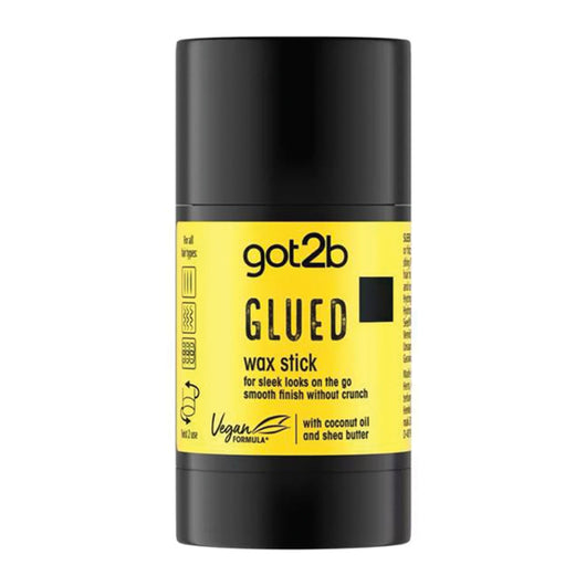 Got2b, Glued Wax Stick 50ml | Sleek Looks On-the-Go – Smooth Finish Without Crunch Enriched with Coconut Oil & Shea Butter - Cosmetic Connection