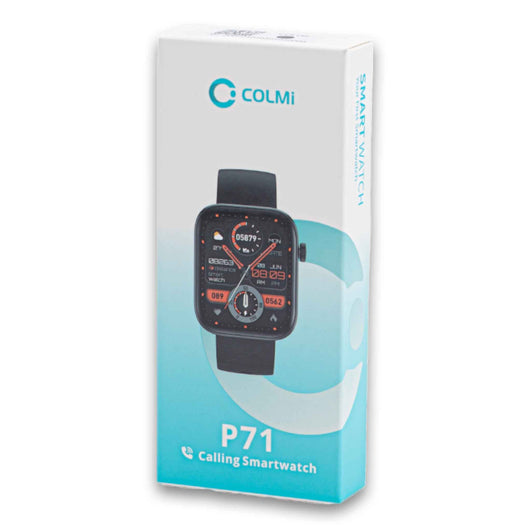 COLMi, Smartwatch Black Edition All-in-One Health with Call Fitness & Notifications (P71-SB) - Cosmetic Connection