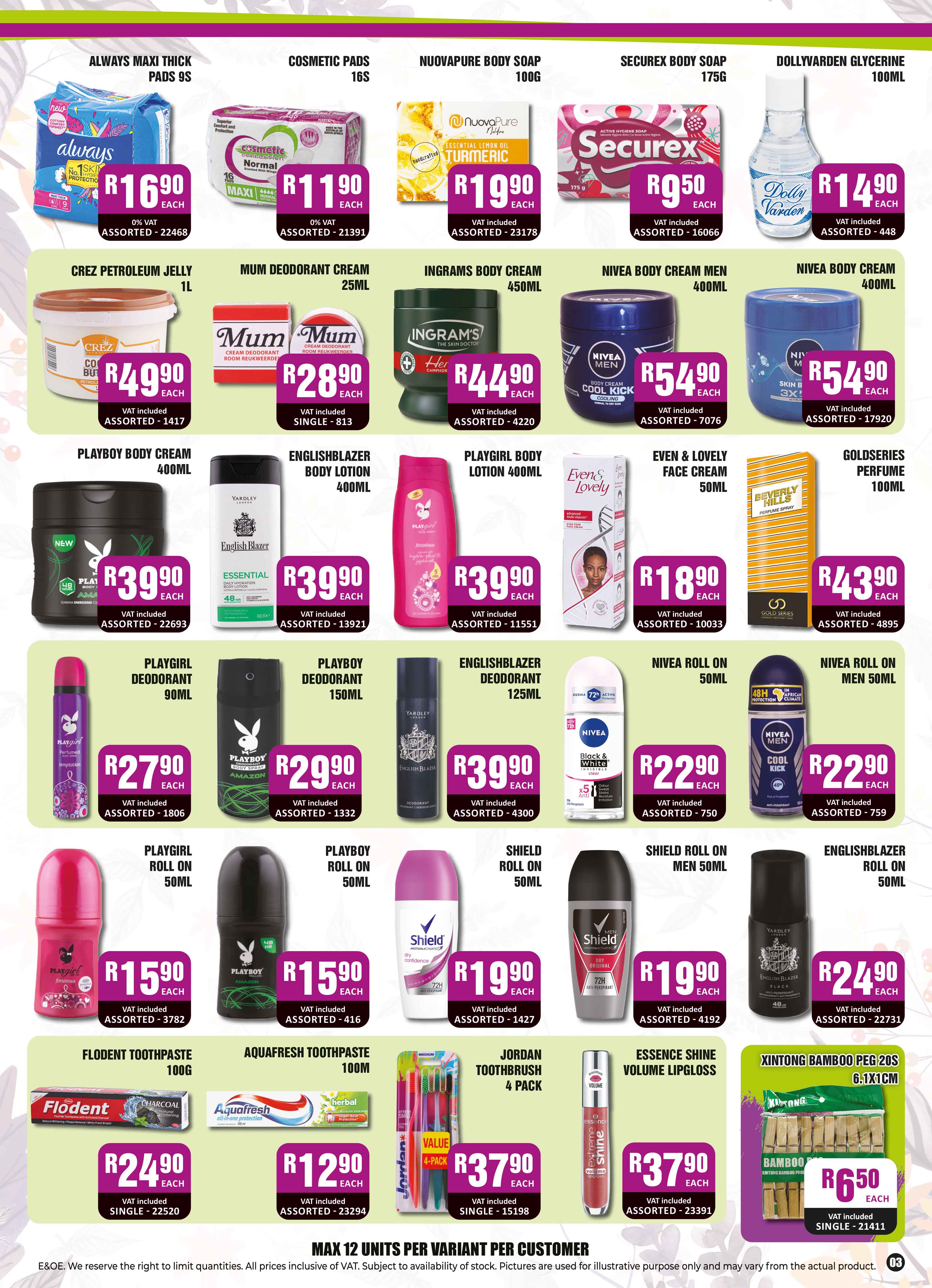 Promotion Catalogue – Cosmetic Connection