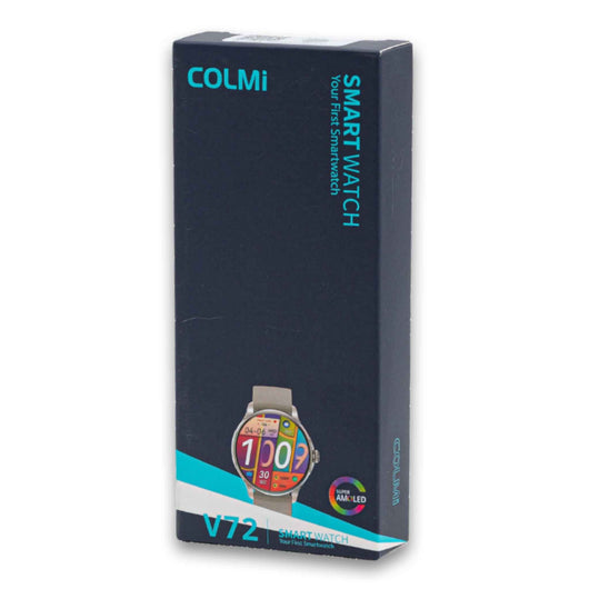 COLMi, Smartwatch Black Edition Round Screen Fitness & Weather Watch (V72-SB) - Cosmetic Connection