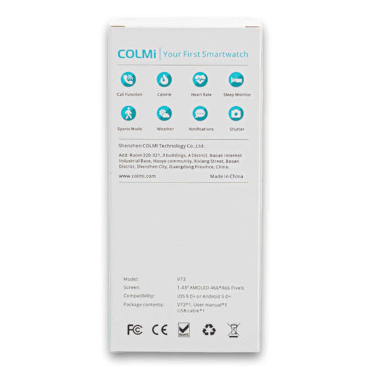 COLMi, Smartwatch Modern Elegance Royale Gold Edition Calling (V73-SG) - Cosmetic Connection