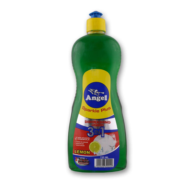 Angel, Dishwashing Liquid 3 in 1 725ml - Cosmetic Connection