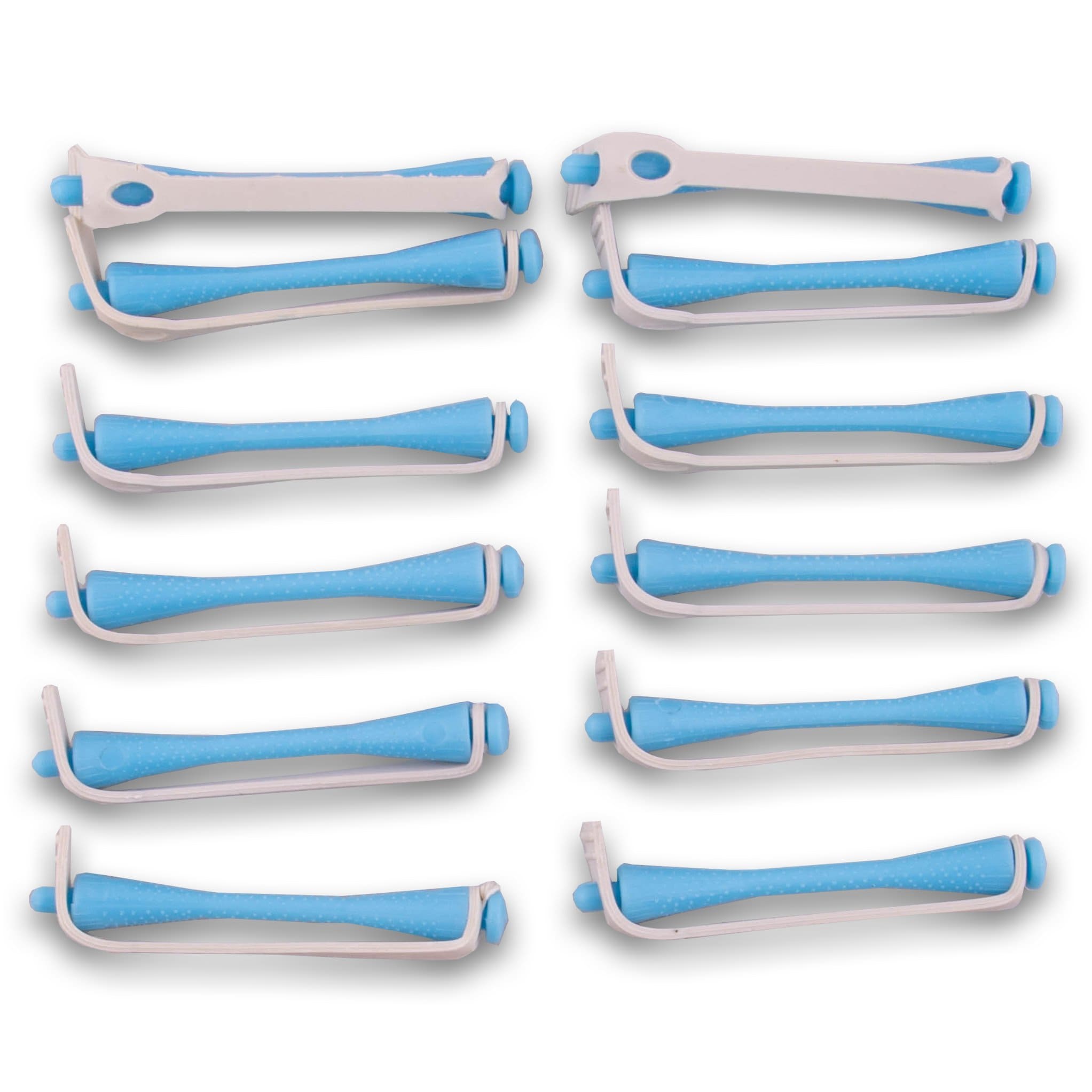 Blue Perm Rod Set Hair Perm Rods 12 Pack For Beautiful Curls - Belleza – Cosmetic Connection