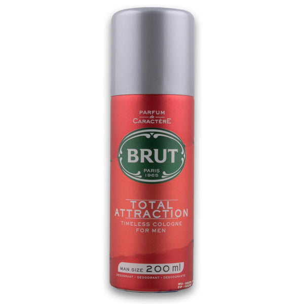 Brut, Perfume Deodorant Spray Total Attraction 200ml - Cosmetic Connection