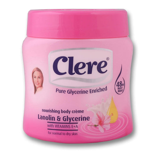 Clere, Nourishing Body Creme Glycerine & Multi-Vitamin Serum 300ml - Cosmetic Connection