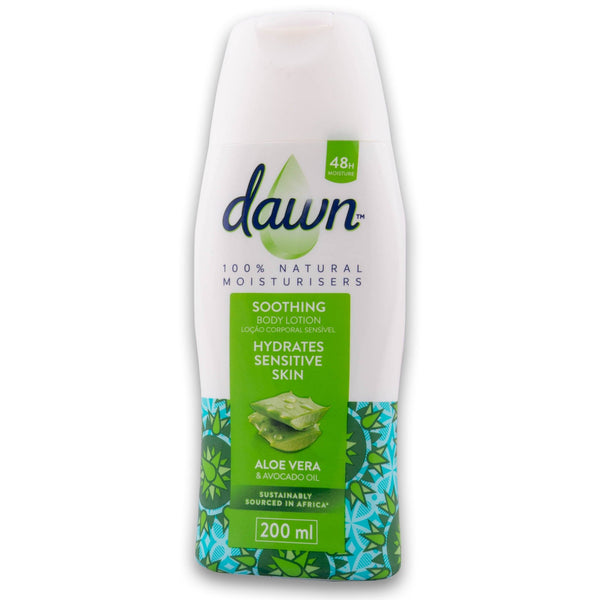 Dawn, Soothing Body Lotion Aloe Vera & Avocado Oil 200ml - Cosmetic Connection