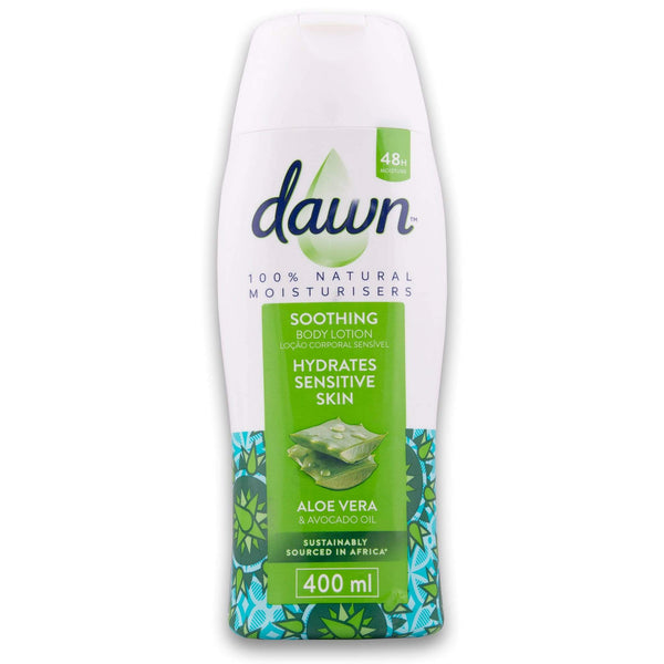 Dawn, Soothing Body Lotion Aloe Vera & Avocado Oil 400ml - Cosmetic Connection
