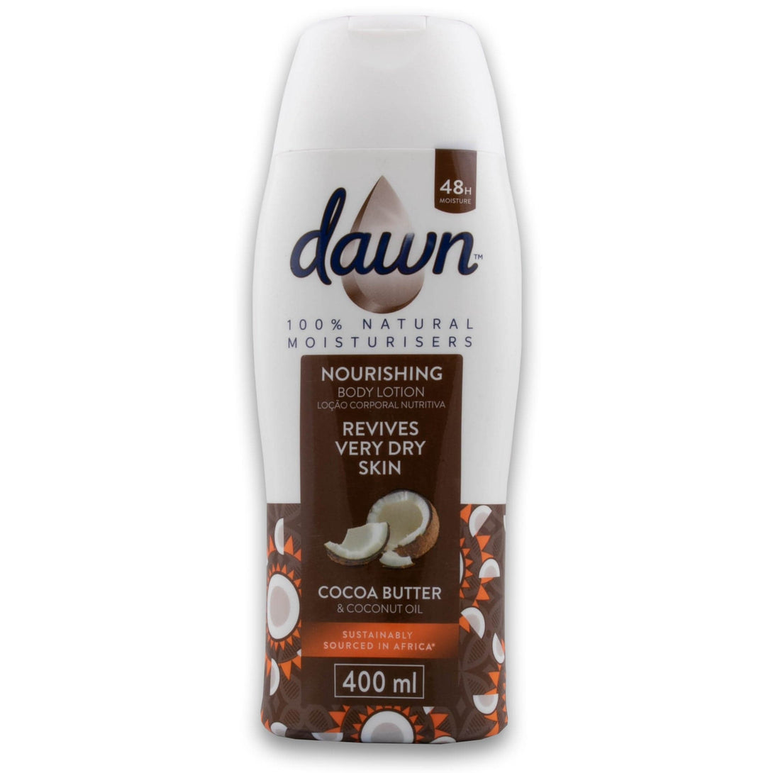 Dawn, Nourishing Body Lotion Cocoa Butter & Coconut Oil 400ml - Cosmetic Connection