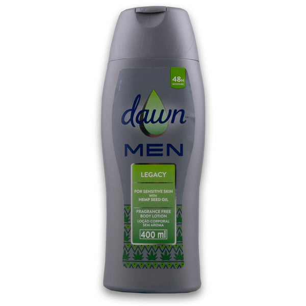 Dawn, Men Legacy Fragrance Free Body Lotion 400ml - Cosmetic Connection