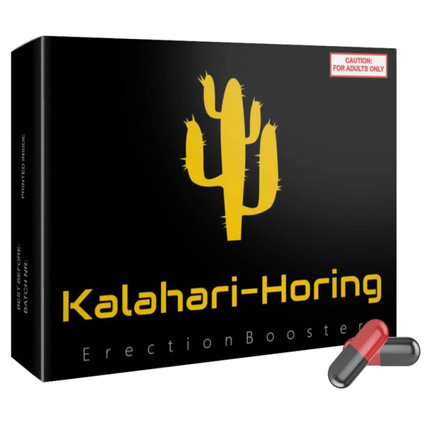 Kalahari-Horing, Instant Erection Booster 4 Tablets - Cosmetic Connection