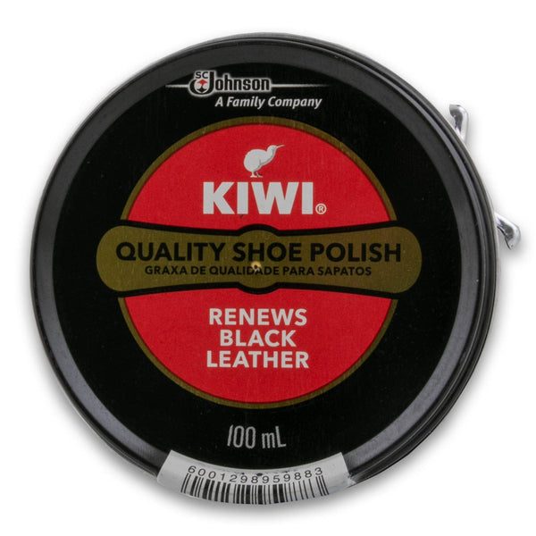 Kiwi, Quality Shoe Polish Renews Black Leather 100ml - Cosmetic Connection