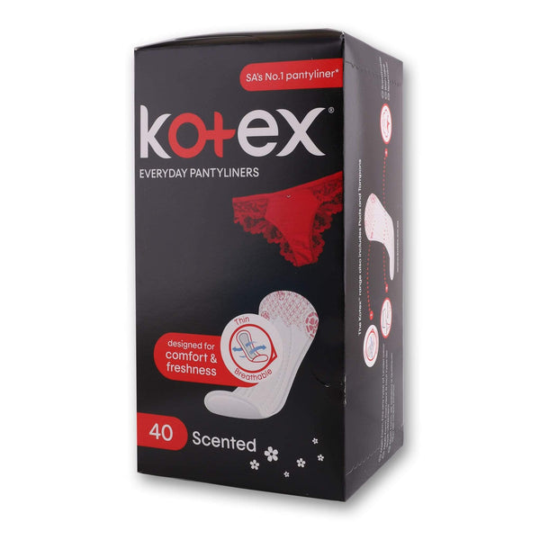 Kotex, Everyday Pantyliners 40 Pack - Cosmetic Connection