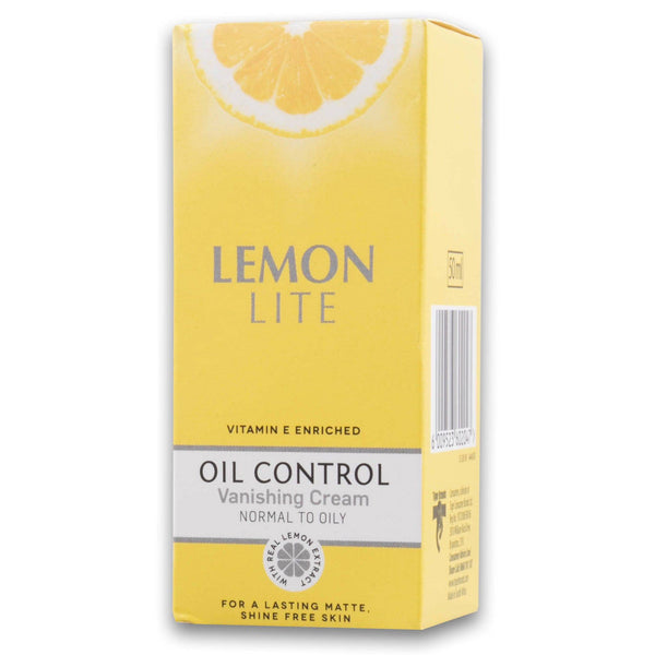 Lemon Lite, Vanishing Cream Tube Normal to Oily Skin 50ml - Cosmetic Connection