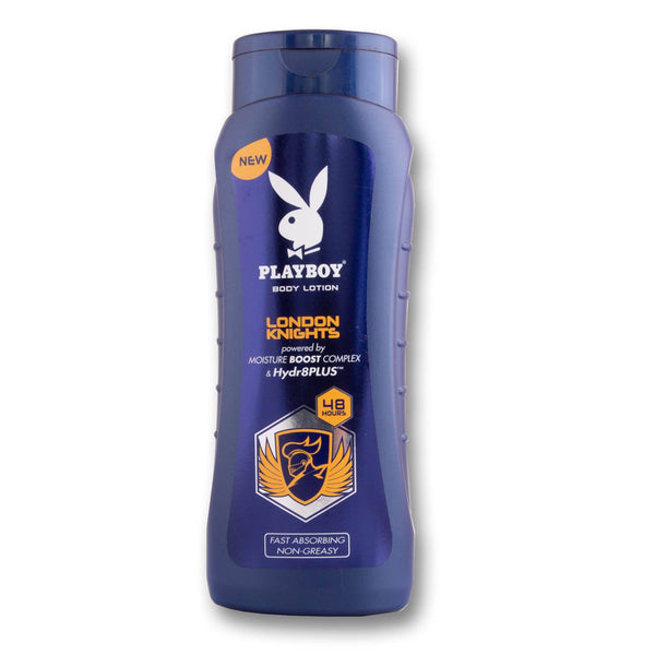 London Knights Body Lotion 400ml for Men | Powered by Moisture Boost Complex & Hydr8PLUS – 48hr Hydration