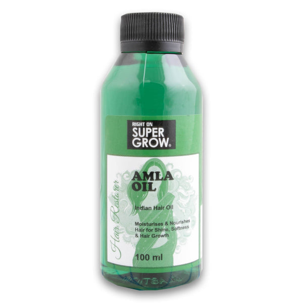 Right On, Super Grow Amla Oil 100ml Hair Restorer - Cosmetic Connection