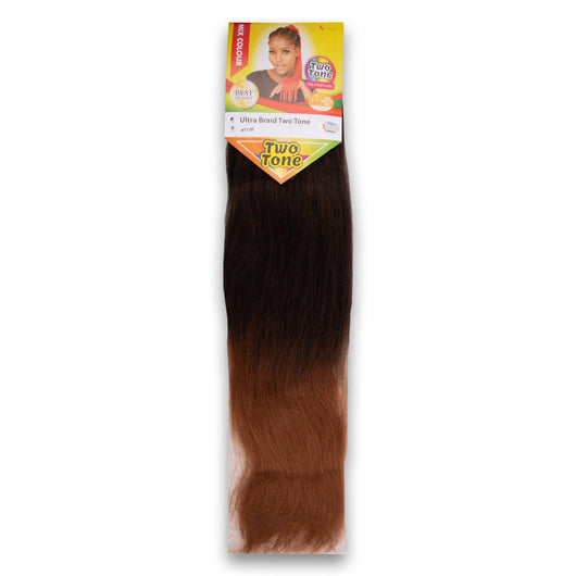 X-Pression, Ultra Braid Two Tone Mix Colour Pre-Stretrched - Cosmetic Connection