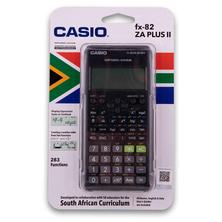 Casio Calculator, Scientific Calculator FX-82ZA Plus II - Cosmetic Connection