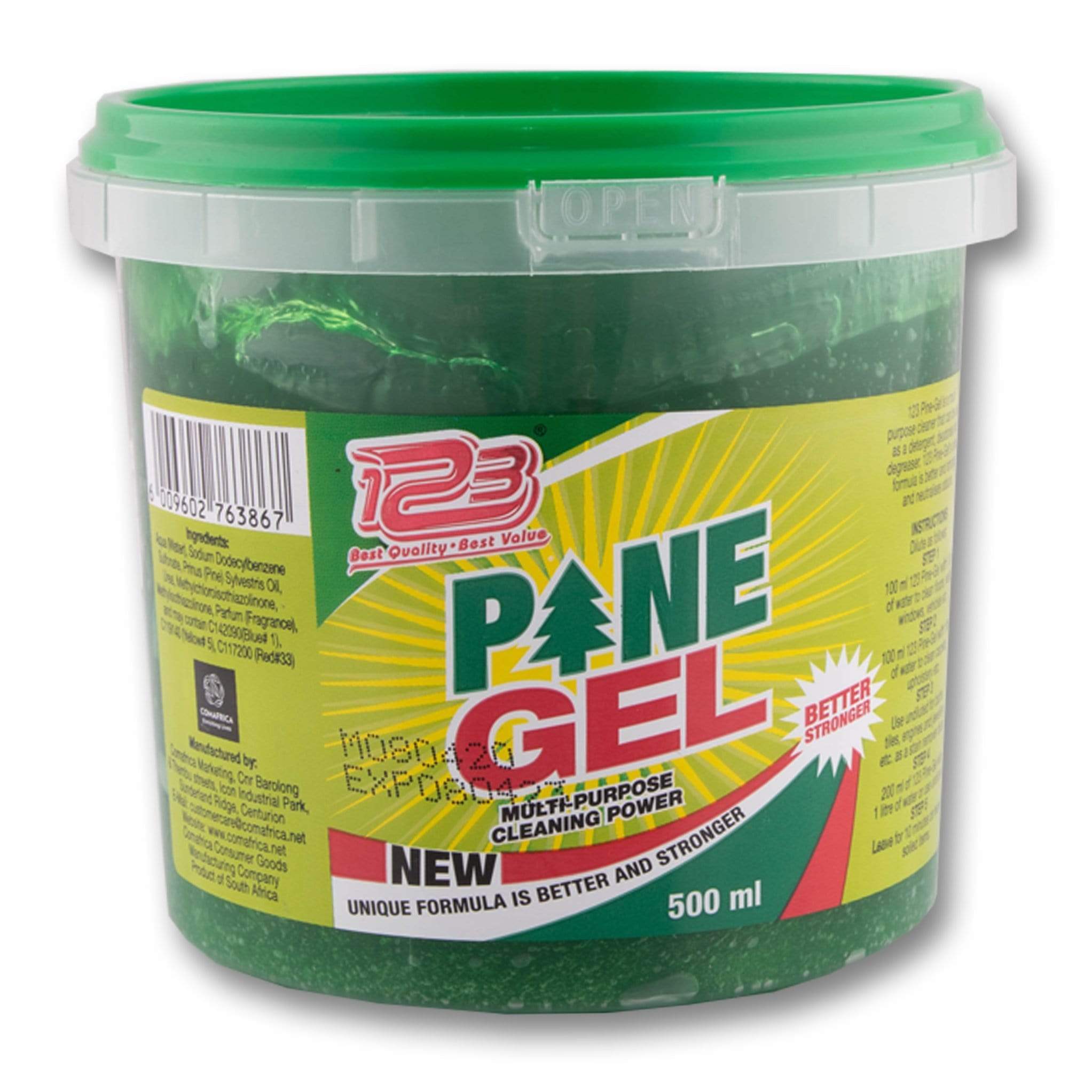 Product photograph of 123 Pine Gel 500 ml