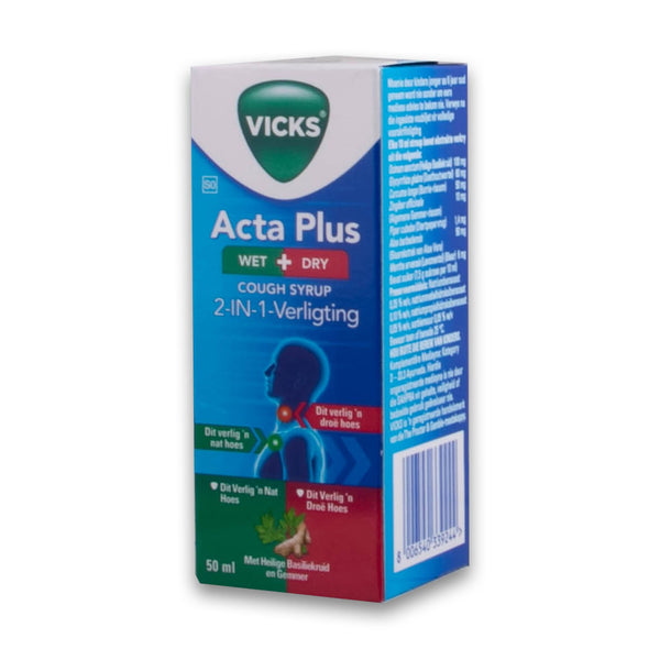 Vicks, Acta Plus 50ml - 2 in 1 Relief - Cosmetic Connection