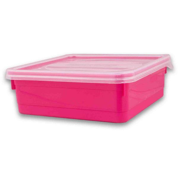 Nu-Ware, Plastic Lunch Box 700ml Assorted - Square Shape - Cosmetic Connection