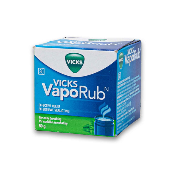 Vicks, Vaporub Jar 50g - Effective Relief - Cosmetic Connection