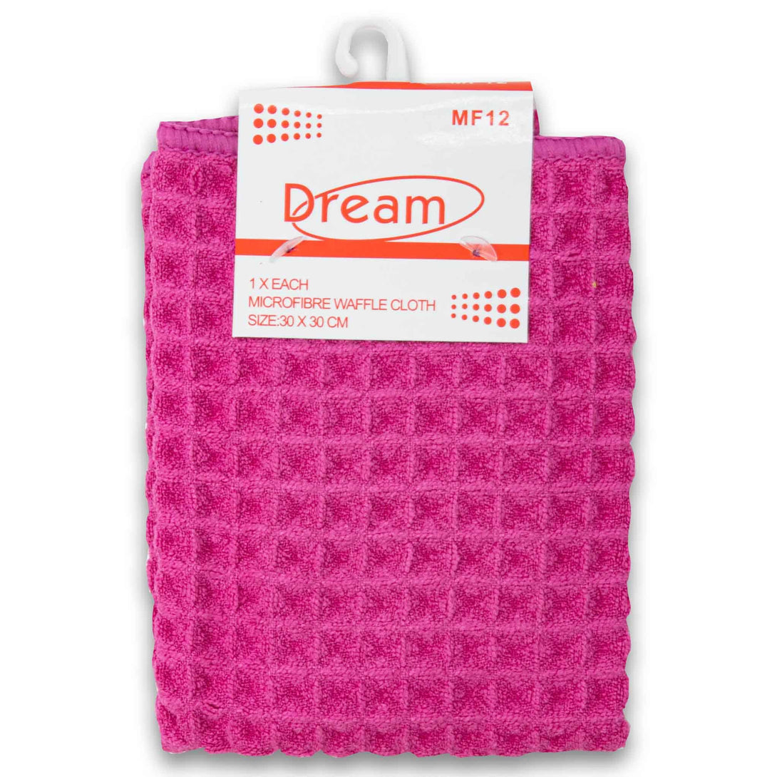 Dream Textiles, Microfibre Waffle Cloth 30 x 30cm - 1 Pack - Cosmetic Connection