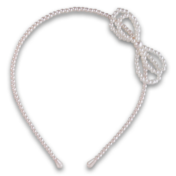 Tinkle, Alice Band - Pearl Bow - Cosmetic Connection