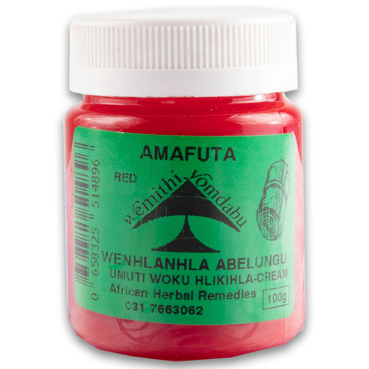African Herbal Remedies, Amafuta Cream 100g - Cosmetic Connection