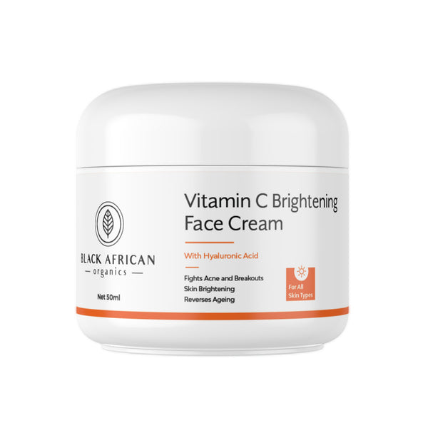 Black African Organics, Vitamin C Brightening Face Cream 50ml - Cosmetic Connection