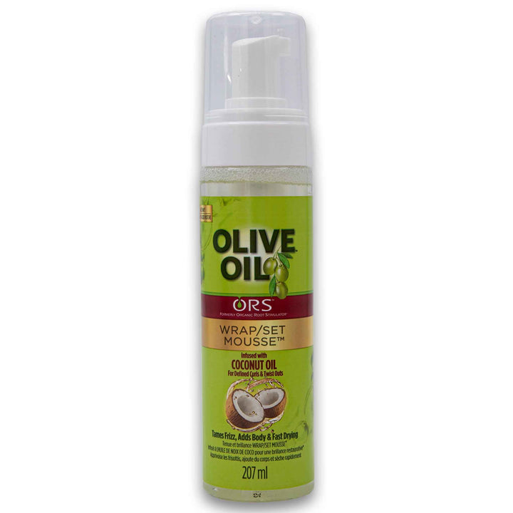 Organic Root Stimulator, Wrap/Set Mousse 207ml - Olive Oil with Coconut Oil - Cosmetic Connection