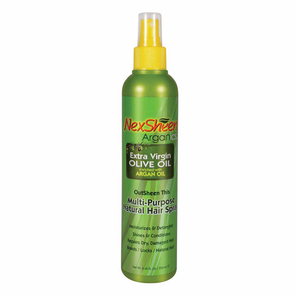 Nexsheen Arganics, Multi Purpose Natural Hair Spray 250ml - with Argan Oil - Cosmetic Connection