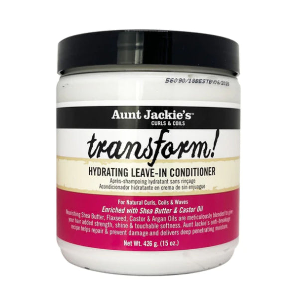 Aunt Jackie's, Transform 426g - Hydrating Leave-In Conditioner - Cosmetic Connection
