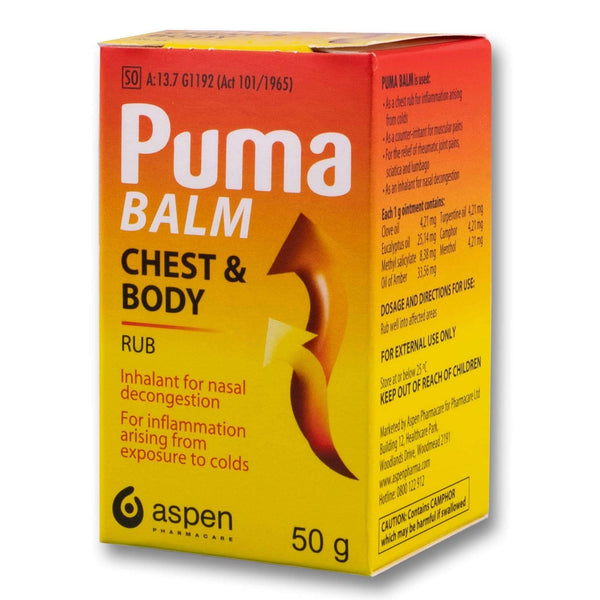 Aspen Pharmacare, Puma Balm 50g - Cosmetic Connection