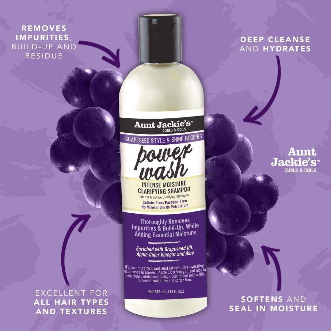 Aunt Jackie's, Power Wash 355ml - Cosmetic Connection
