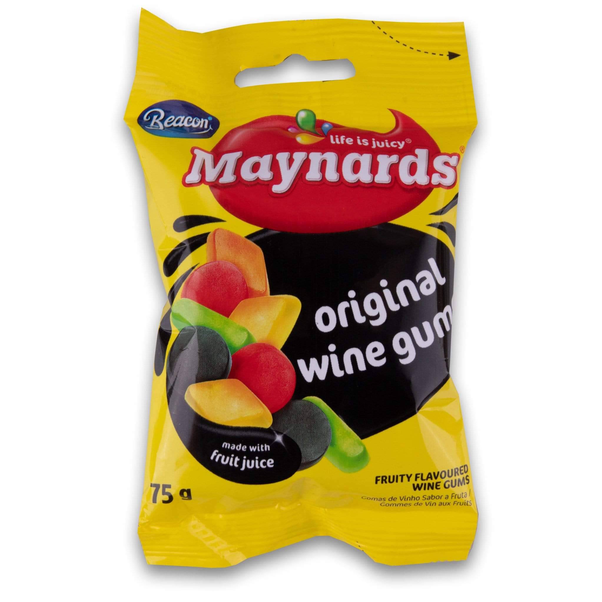 Beacon, Maynards Wine Gums 75g - Cosmetic Connection