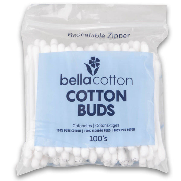 Bella Cotton, Cotton Buds 100's - Cosmetic Connection