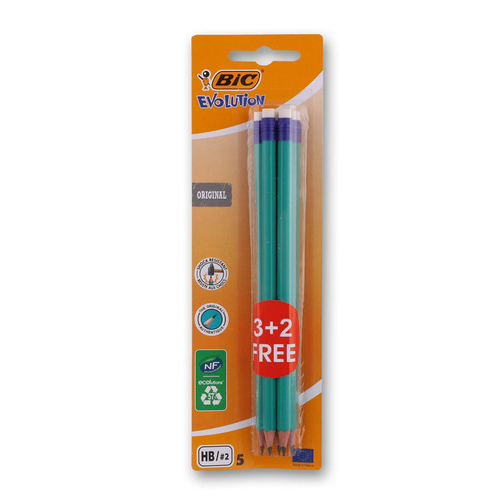 BIC, BIC HB #2 Pencils 5's - Cosmetic Connection