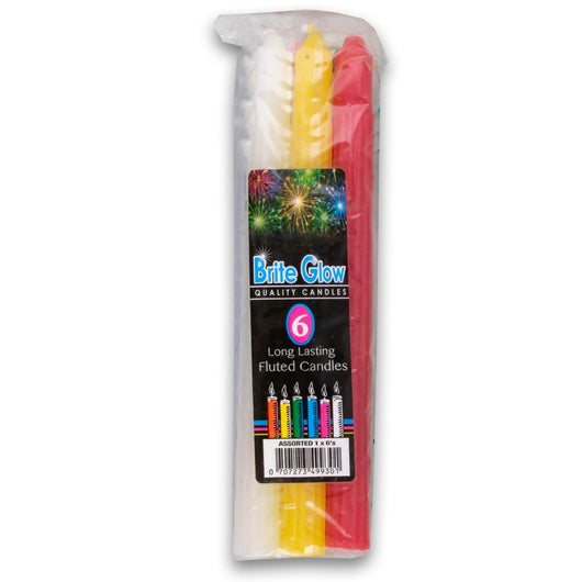 Brite Glow, Quality Candles 6's - Cosmetic Connection