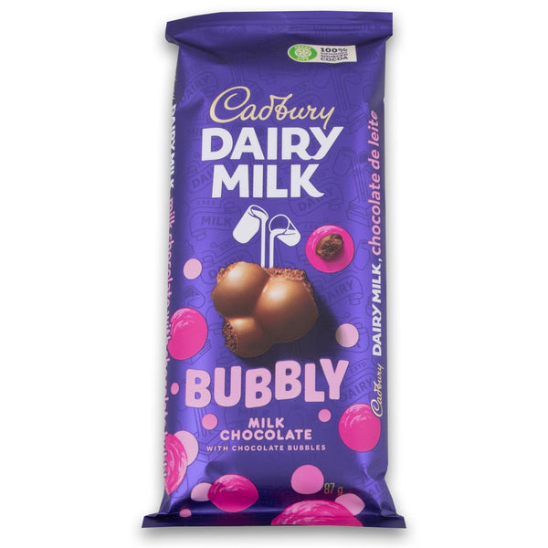 Cadbury, Bubbly Milk Chocolate 87g - Cosmetic Connection