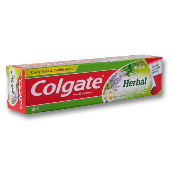 Colgate, Herbal Fluoride Toothpaste 50ml - Cosmetic Connection