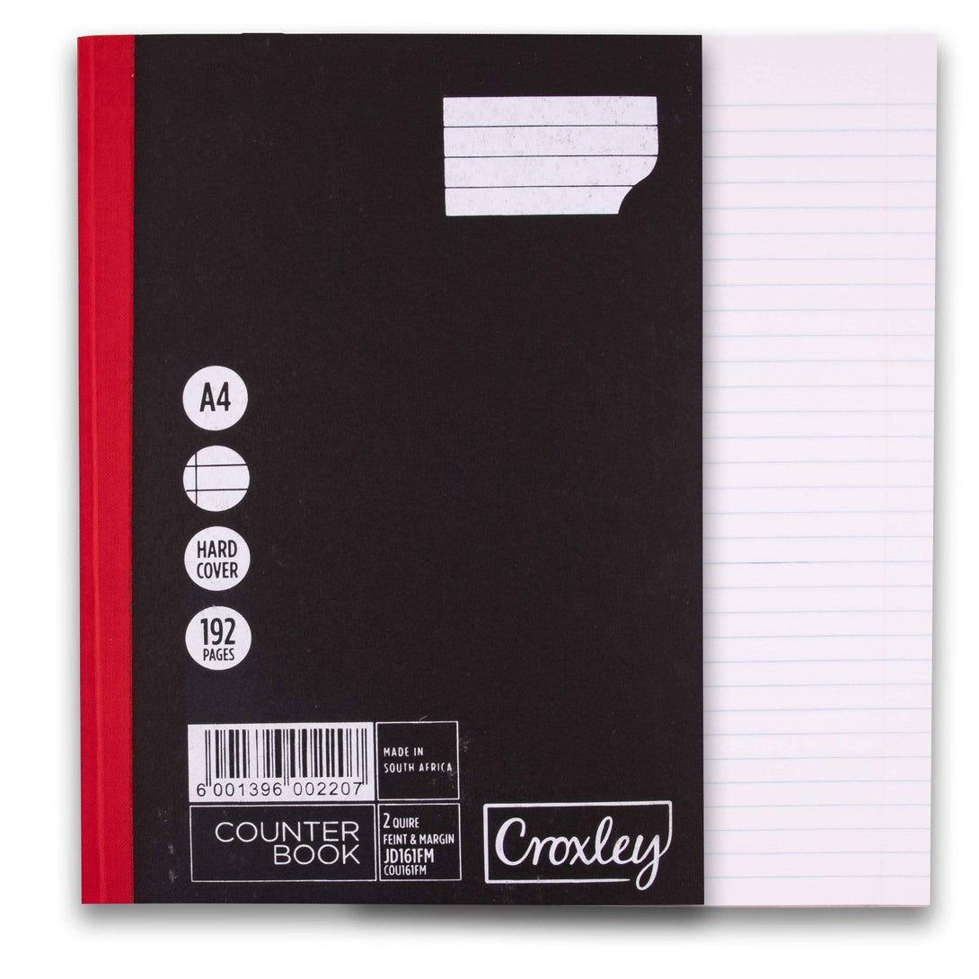 Croxley, Counter Book 1 Quire A4 - 192 Pages - Cosmetic Connection