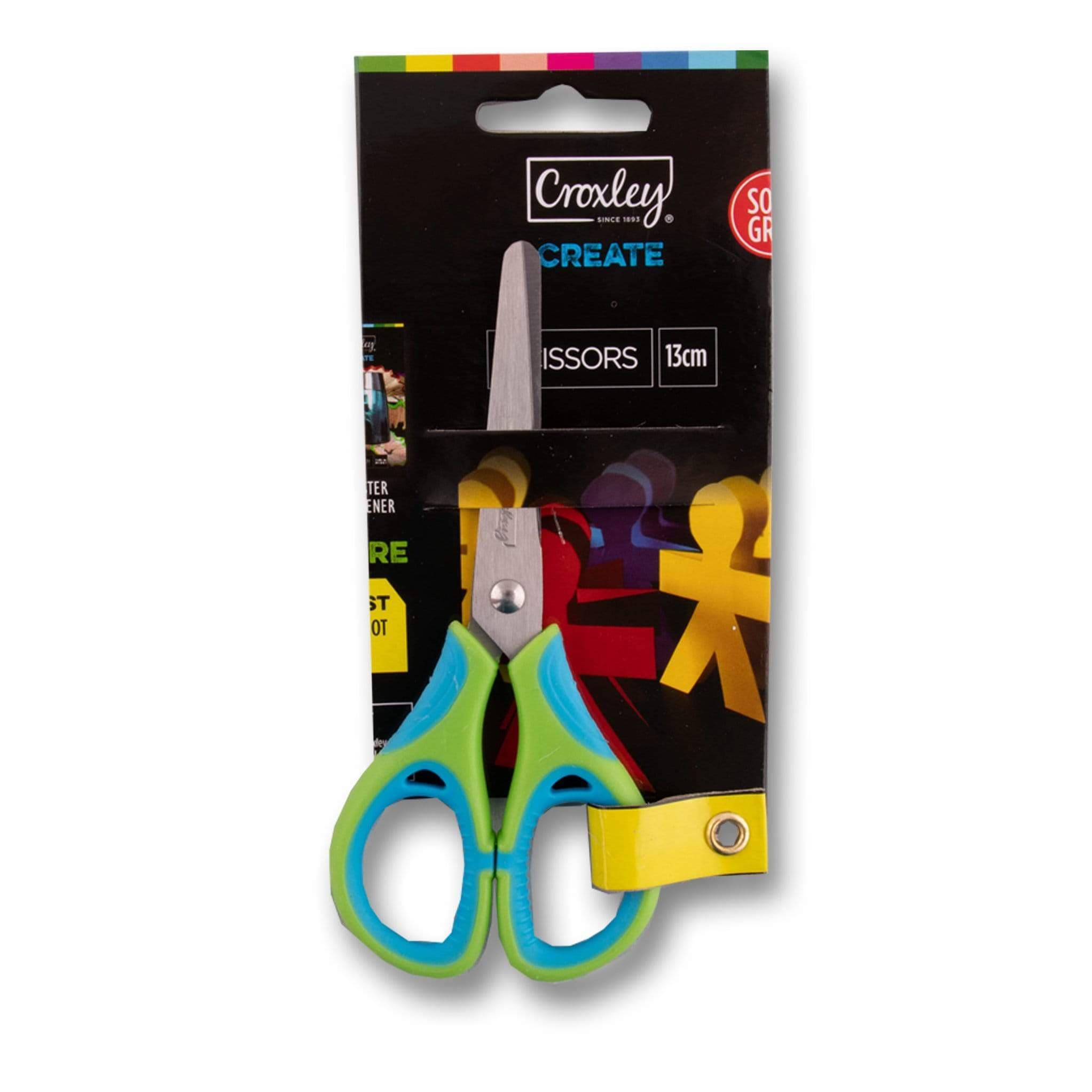 Croxley Scissors Scissors Soft Grip 13cm for Comfort Cutting - Croxley – Cosmetic Connection