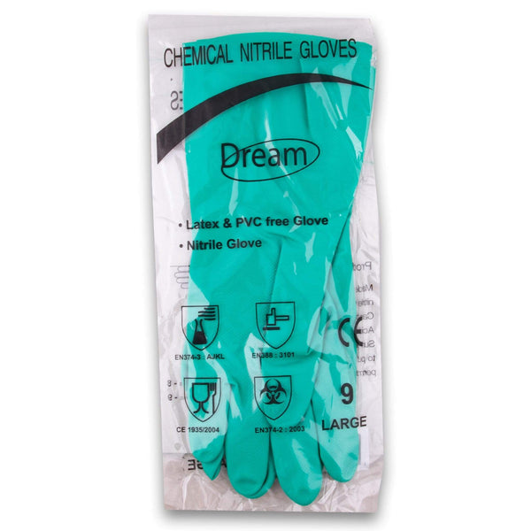 Dream Textiles, Dream Nitrile Gloves Large - Cosmetic Connection