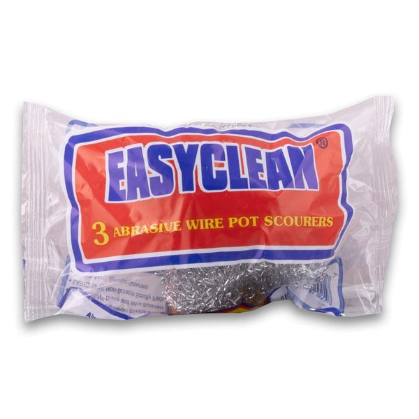 Easyclean, Easyclean Pot Scourers 3's - Cosmetic Connection