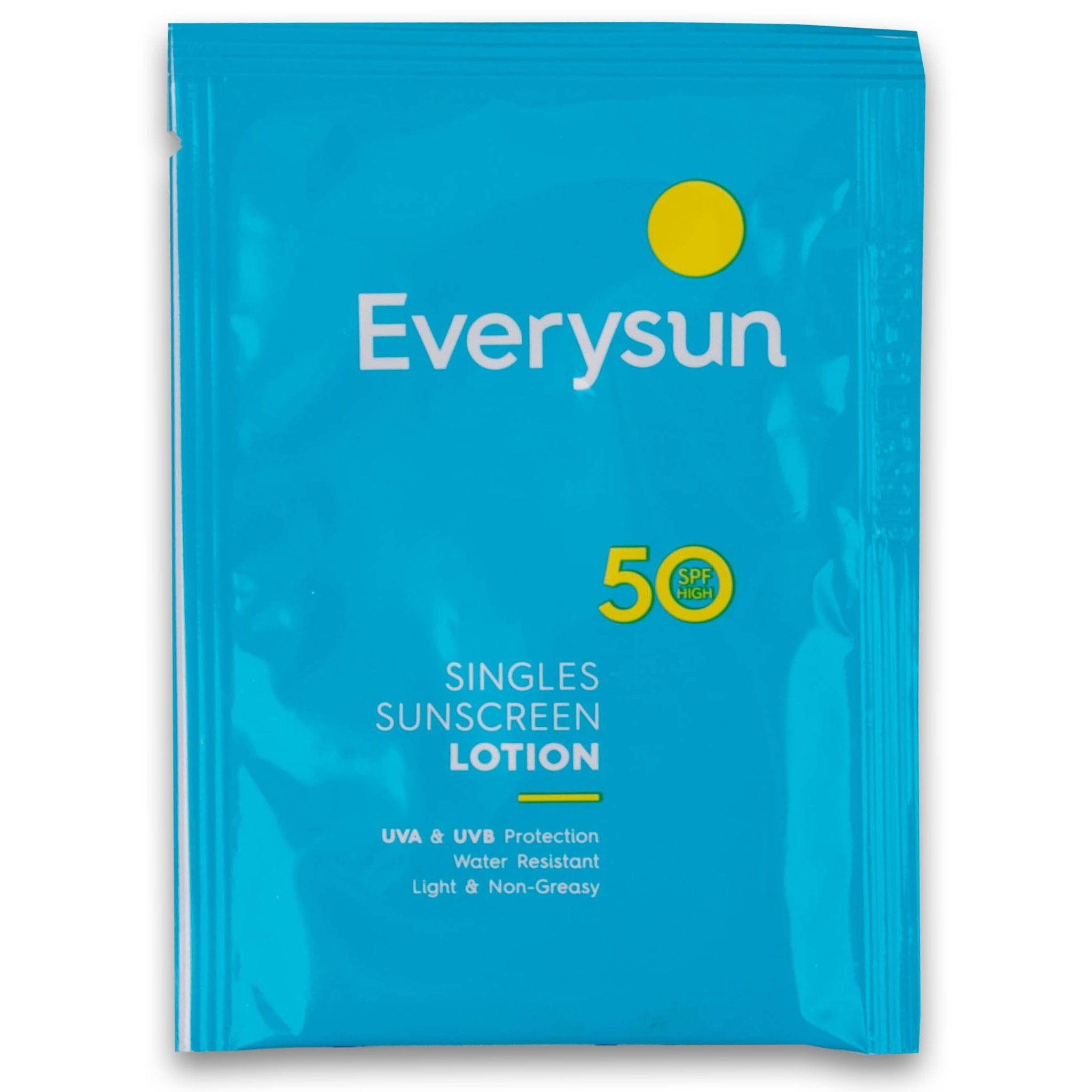 Sunscreen Lotion SPF50 Sachet for Ultimate Skin Protection - Everysun ...