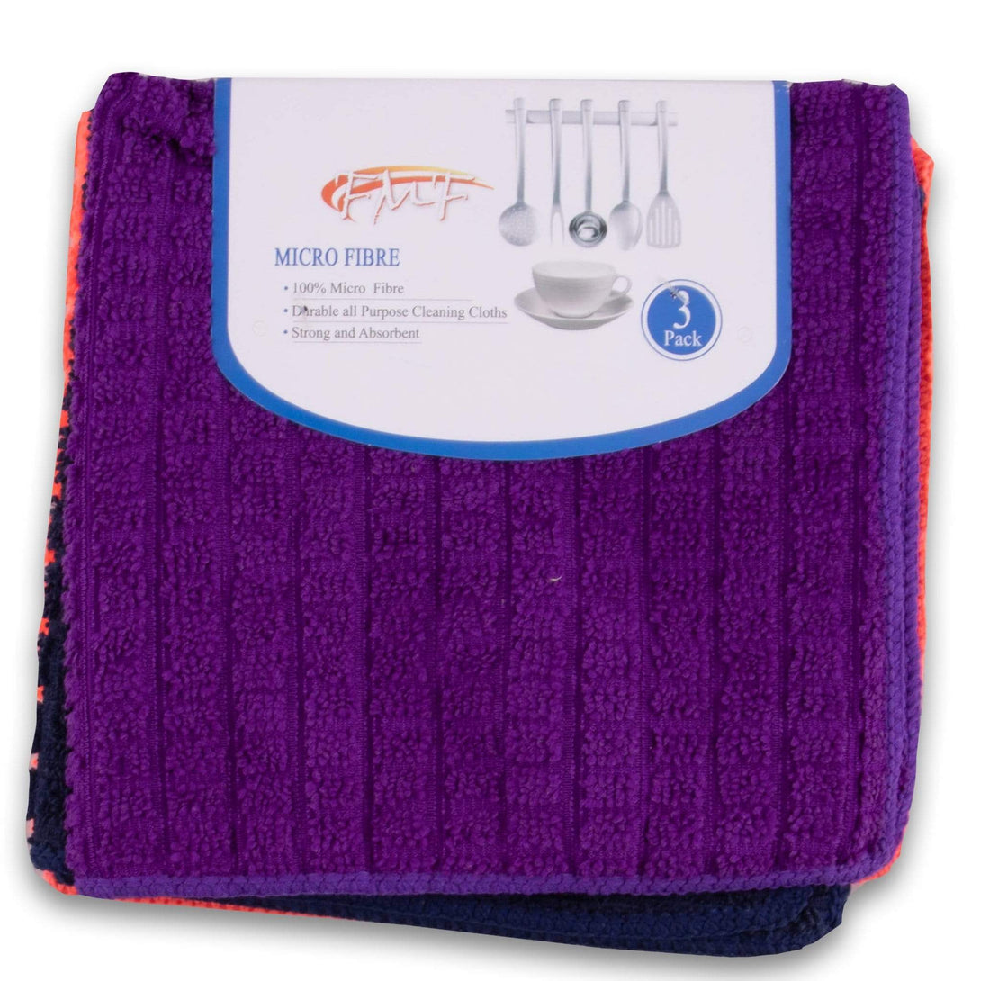 FMF Textiles, FMF Micro Fibre 35x35cm 3Pack - Cosmetic Connection