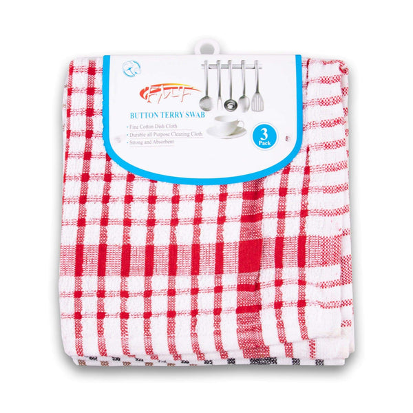 FMF Textiles, FMF Terry Swab 35x35cm 3Pack - Cosmetic Connection