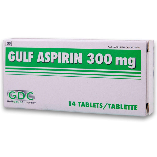 Gulf Drug, Gulf Aspirin 14 Tablets - Cosmetic Connection