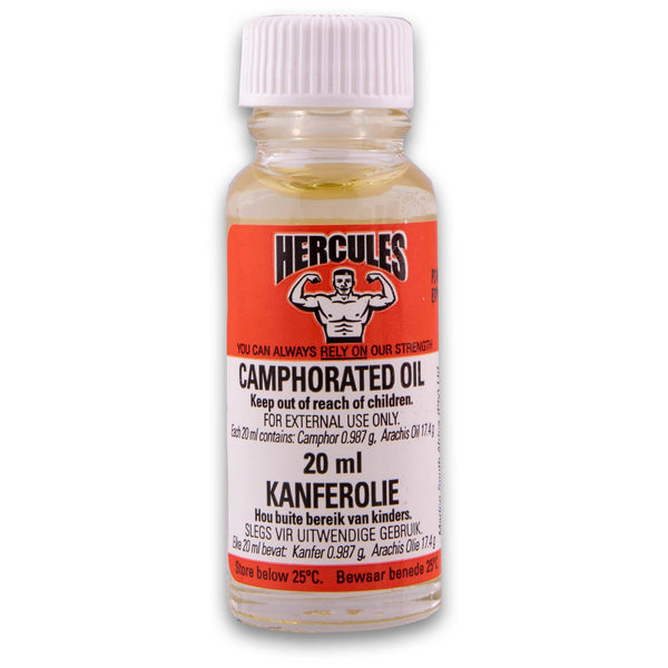 Hercules, Hercules Camphorated Oil 20ml - Cosmetic Connection