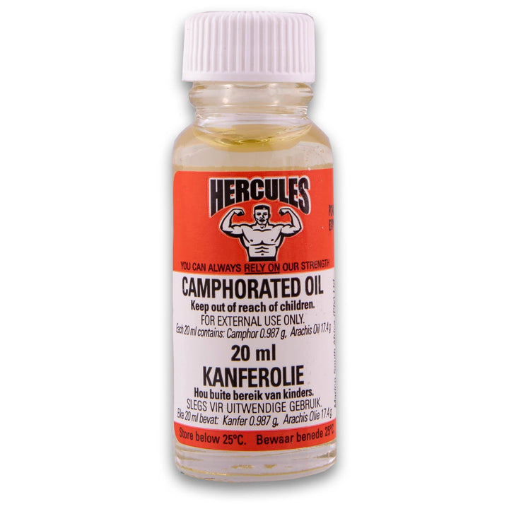 Hercules, Hercules Camphorated Oil 20ml - Cosmetic Connection